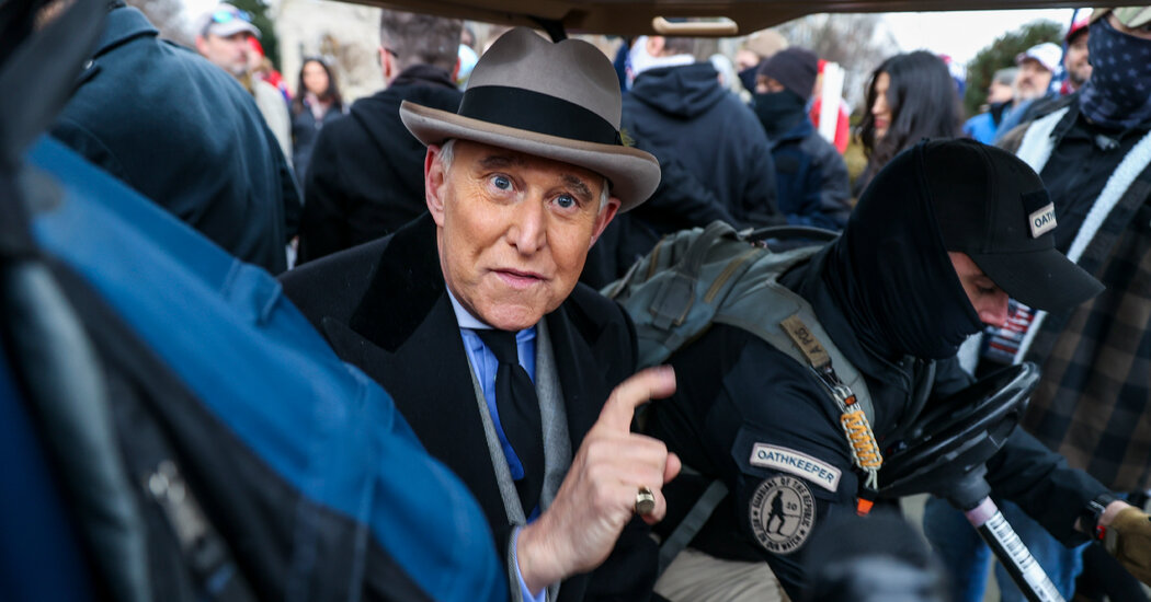 House Panel Subpoenas Roger Stone and Alex Jones in Capitol Riot Inquiry