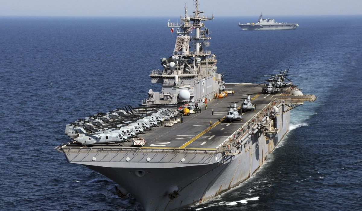 Iranian helicopter buzzes USS Essex in Gulf of Oman