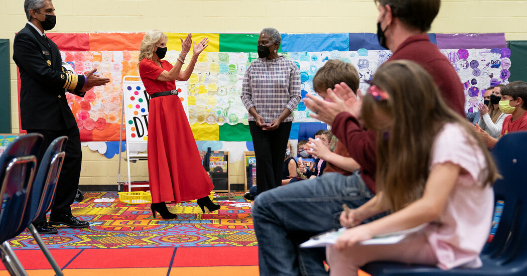 Jill Biden Kicks Off Covid Vaccine Campaign for Young Children