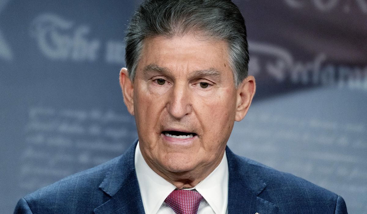 Manchin undercuts claims of unity on .75T bill: ‘White House knew exactly where I stood’