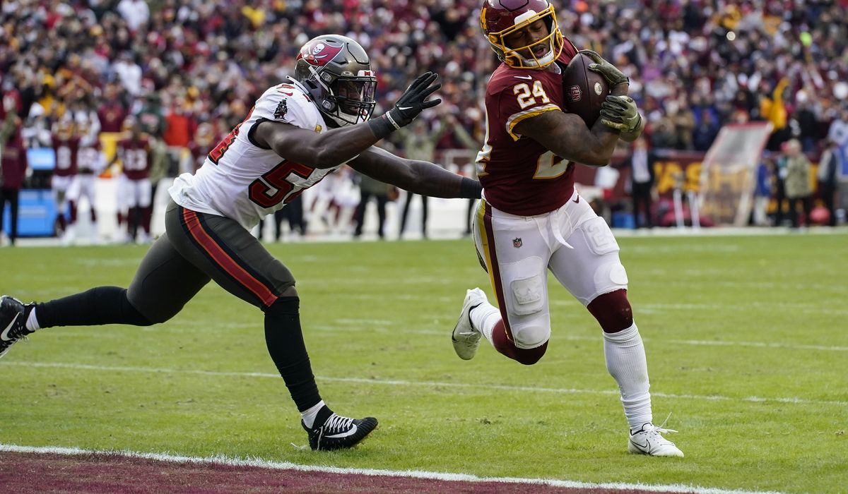 Washington’s long fourth-quarter drive seals victory over Tampa Bay