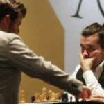 Carlsen seizes two-game lead in chess title fight after Russian’s blunder