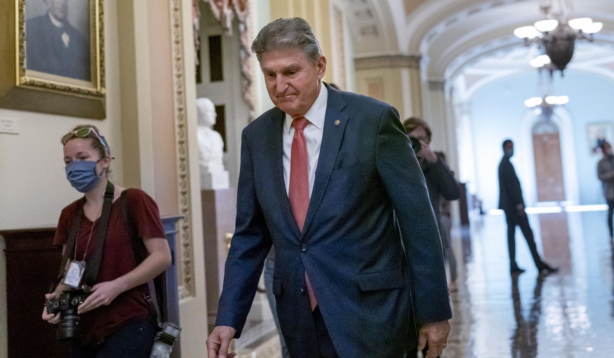 Joe Manchin says White House tried to intimidate him into backing Biden’s .75T social welfare bill