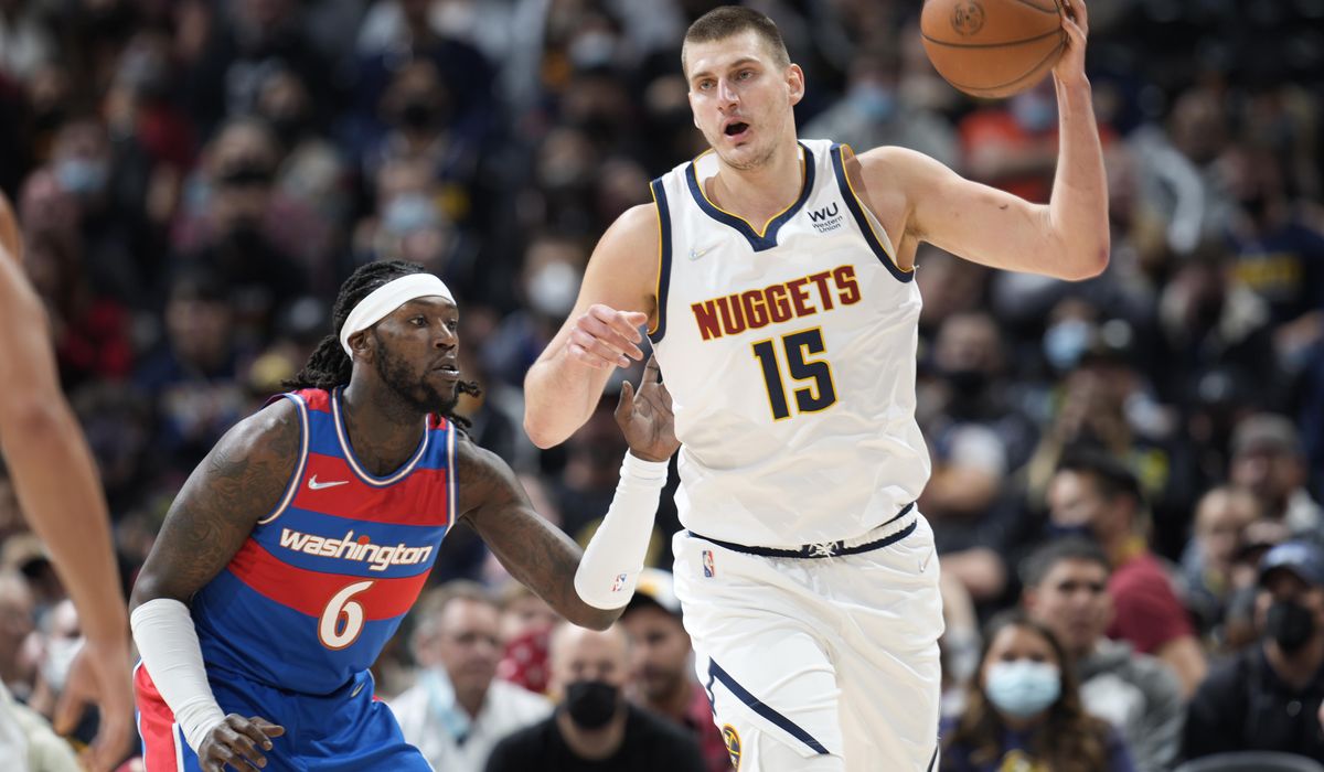 Jokic just misses triple-double, Nuggets top Wizards 113-107