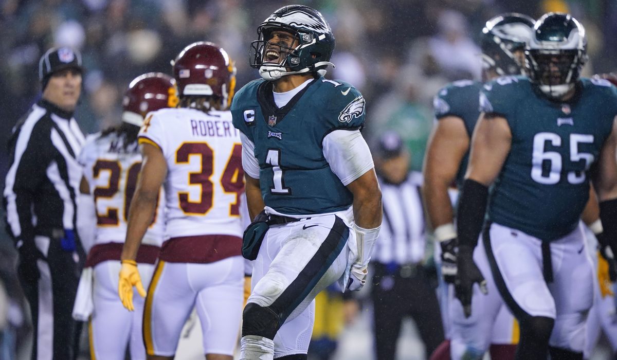 That Hurts: Washington can’t stop run-heavy Eagles in loss