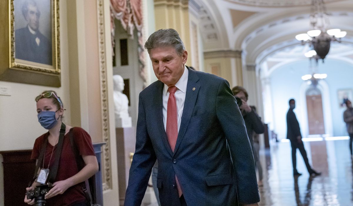 White House accuses Manchin of double-cross on Biden’s .75T Build Back Better Act