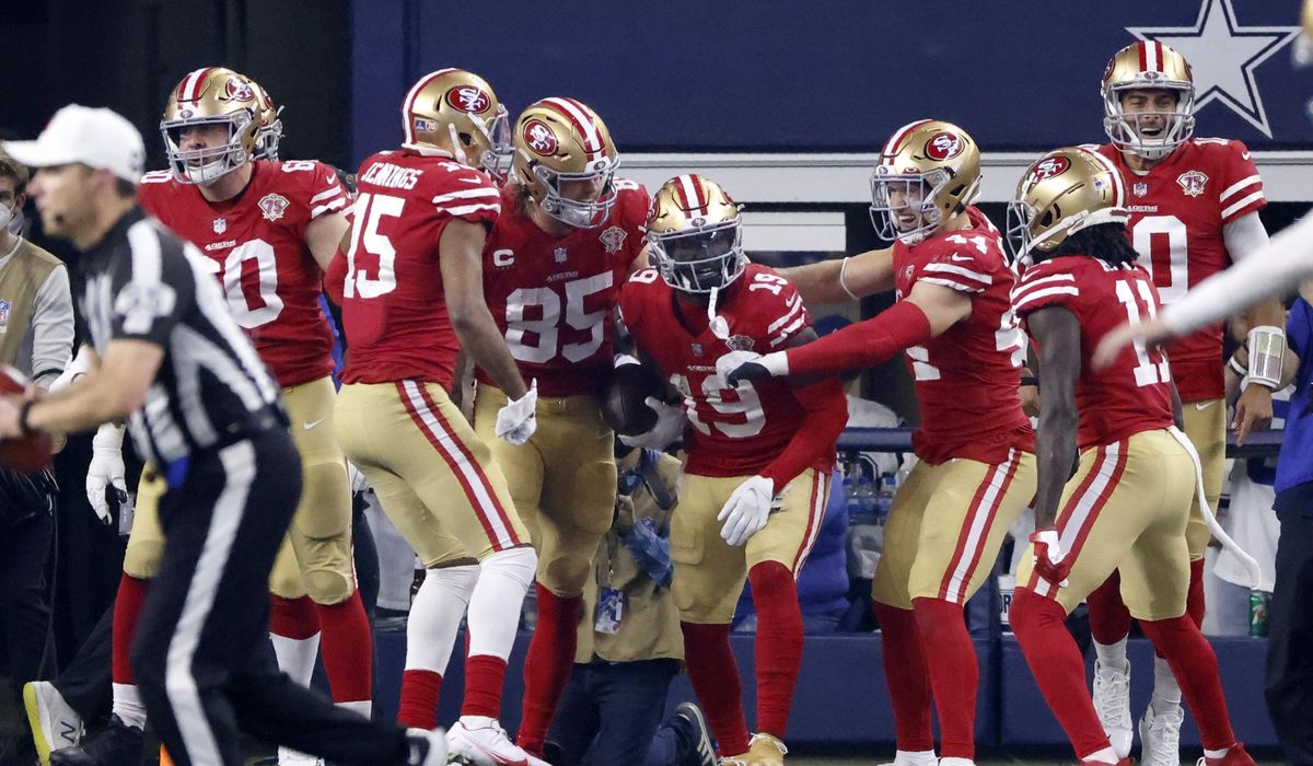 49ers hang on late for 23-17 wild card victory over Cowboys