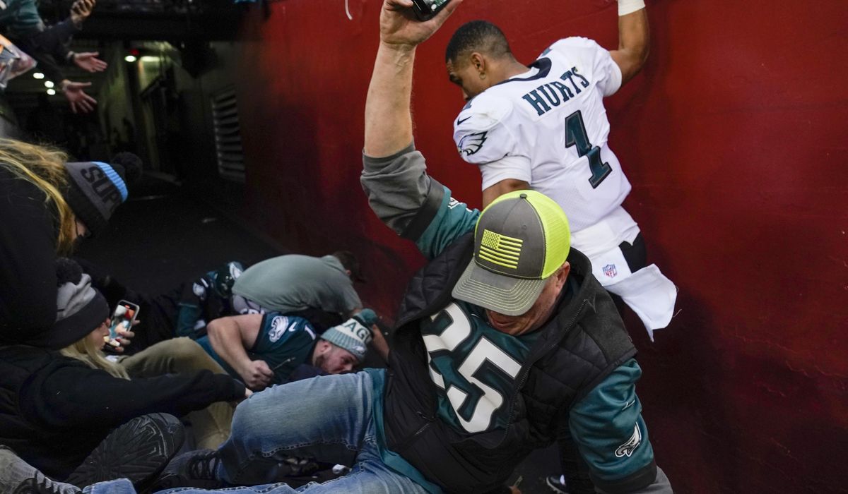 Eagles QB sends letter to NFL, Washington Football Team about ‘near-tragic’ railing incident