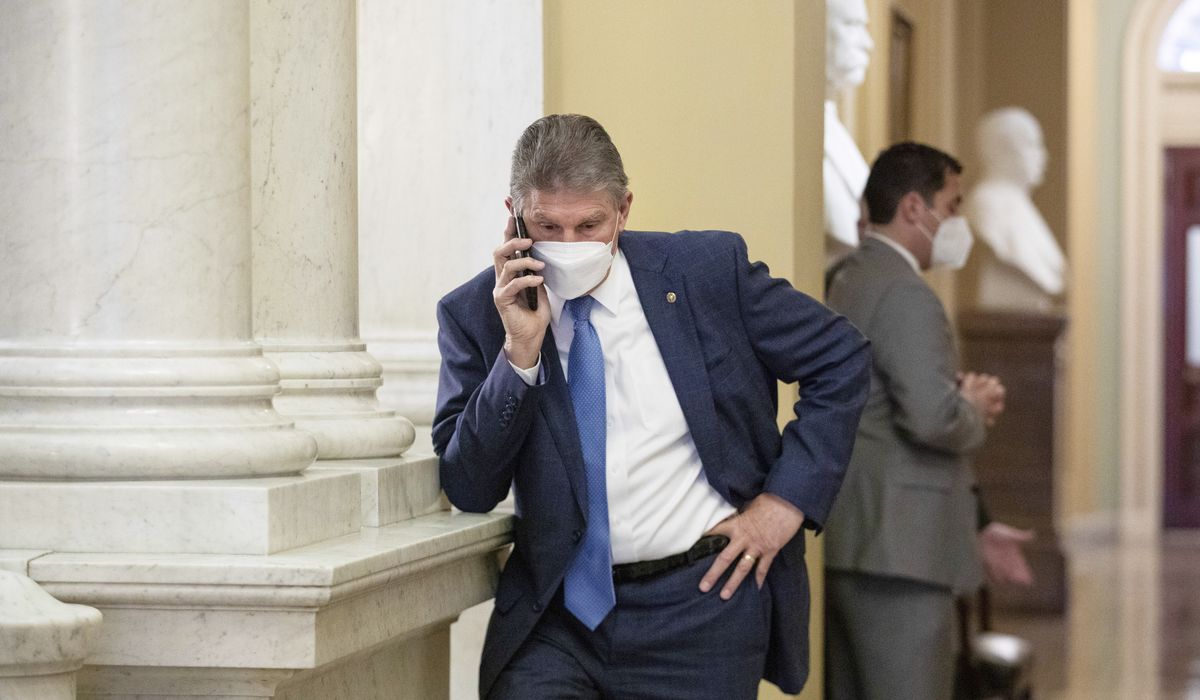 Manchin warns White House that renewed Build Back Better talks will start from scratch