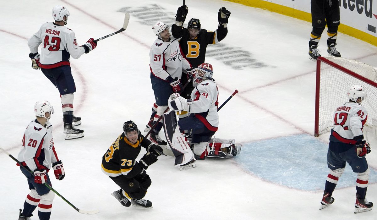 McAvoy’s late goal lifts Bruins to 4-3 win over Capitals