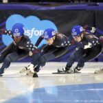 Ready to rumble: Mixed relay debuts in short track skating