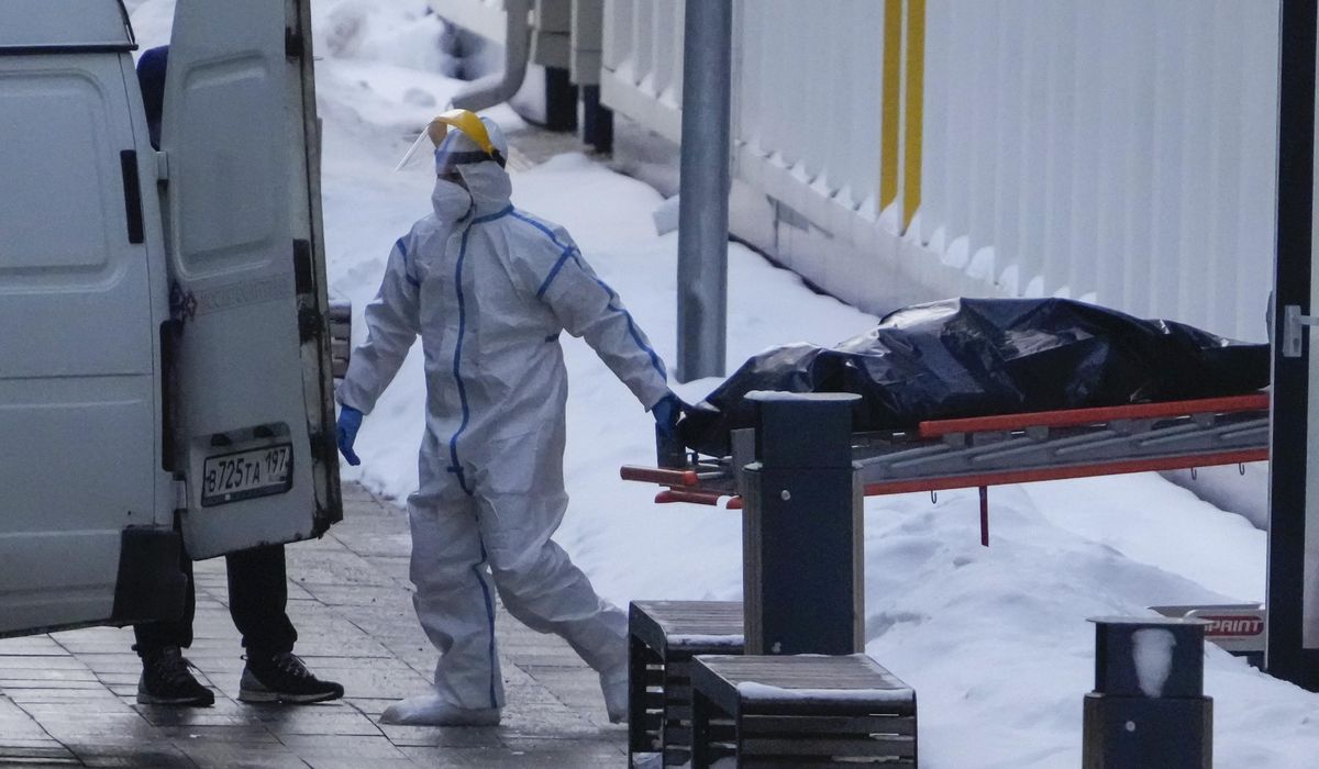 Russia’s COVID-19 tally hits pandemic record due to omicron