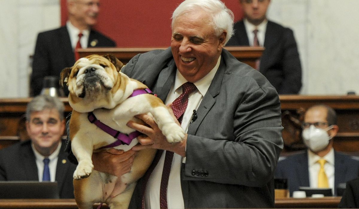 West Virginia Gov. Jim Justice tells Bette Midler to kiss dog’s ‘hiney’ — and shows it