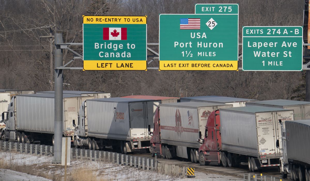 Canada trucker blockade shuts down Ford plant