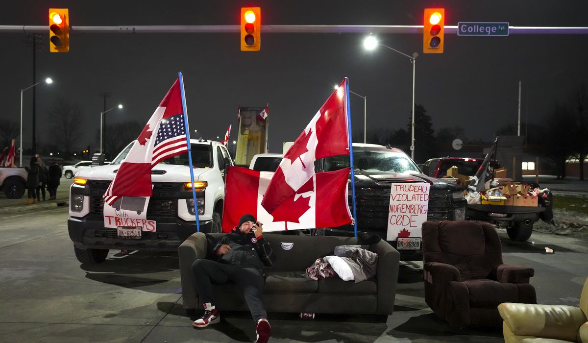 Canada warns of supply shocks, blocked goods due to trucker protest