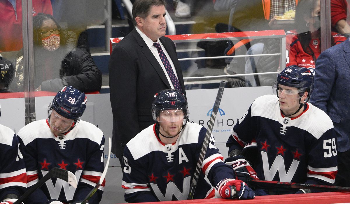 Peter Laviolette calls Capitals’ five-game home losing streak ‘unacceptable’