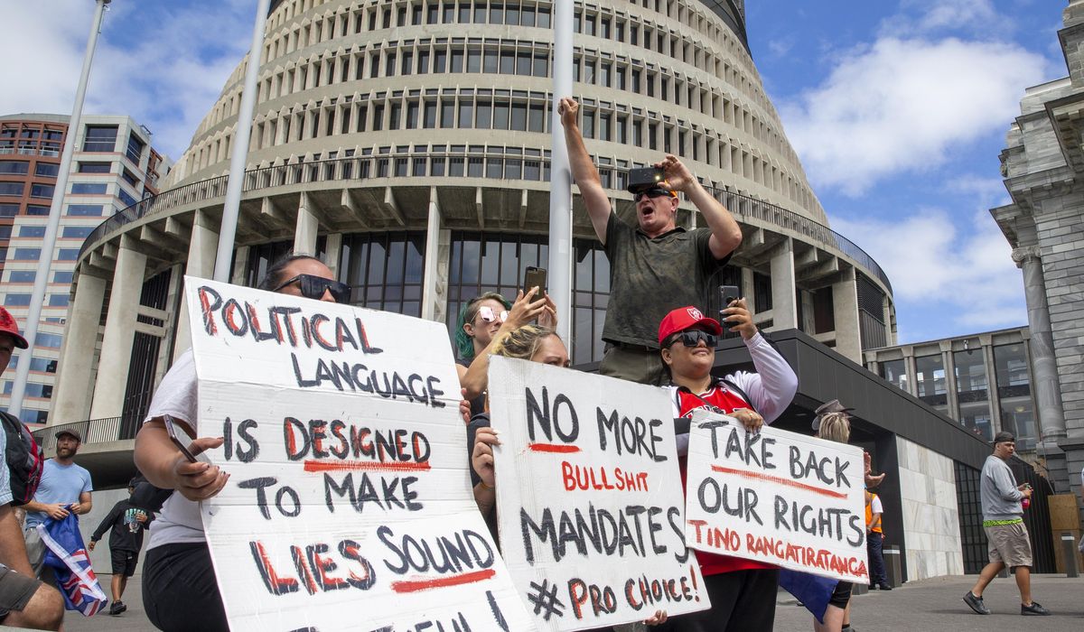 Police arrest convoy protesters at New Zealand’s Parliament