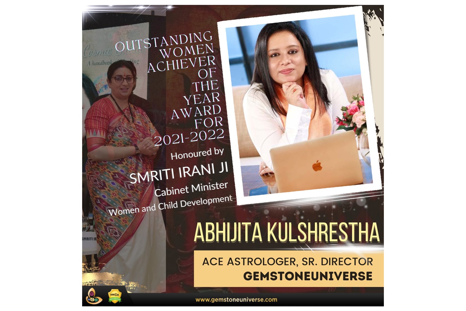 Golden Glory-Outstanding Woman of the Year Award for Abhijita Kulshrestha