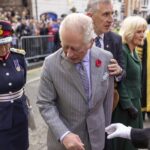 Police detain man after eggs thrown at King Charles III