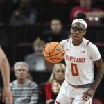 Sellers hits winning 3 to help Maryland get Frese’s 600th win