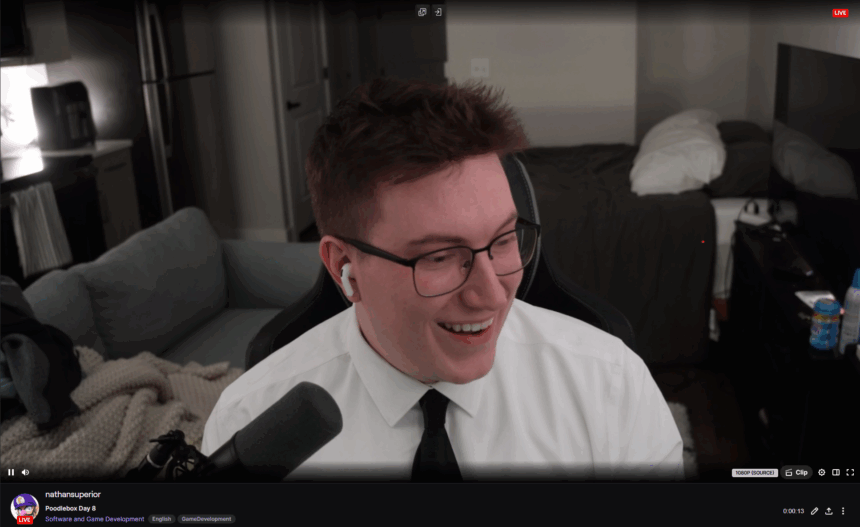 Nathan Dickson Completes 24-Hour Game Development Charity Marathon in Support of Gamers Outreach Foundation